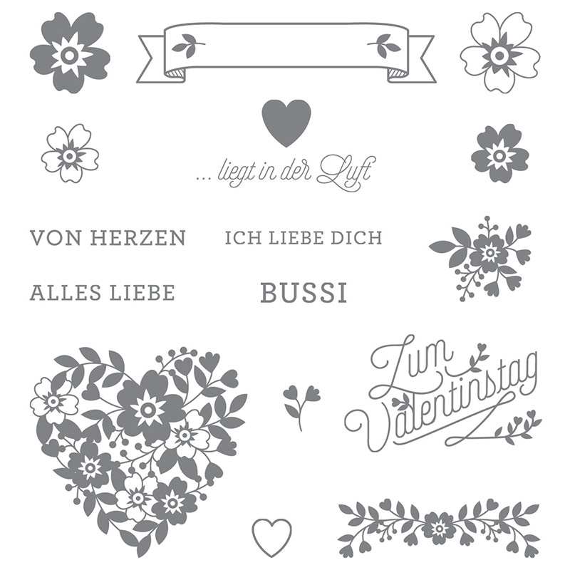 Lebe Wohl Bluhendes Herz Kunterbunte Papiertraume